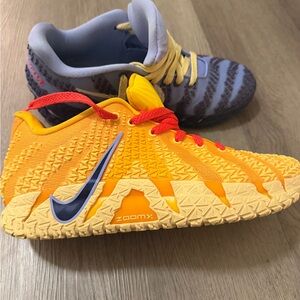 Nike 3 Ja Athletic Shoes - Orange and Purple